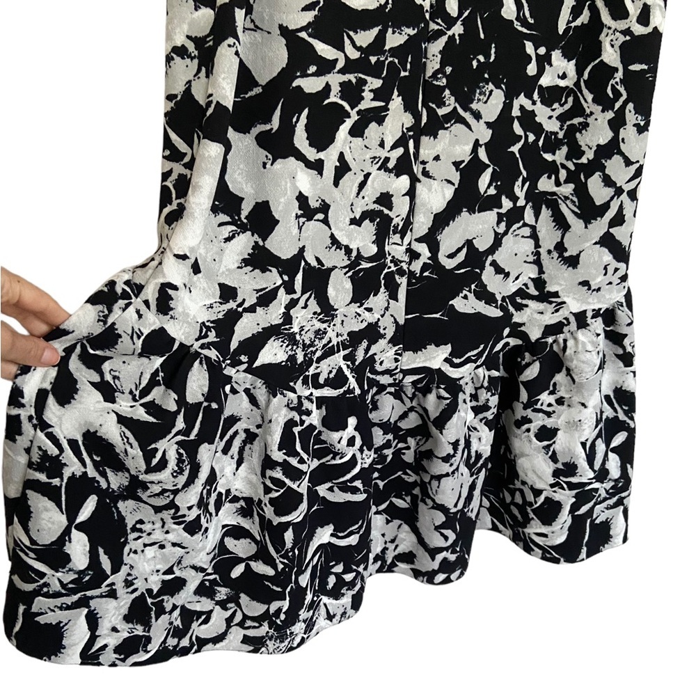 ASOS Floral Ruffle Pleated Dress - Picture 6 of 9